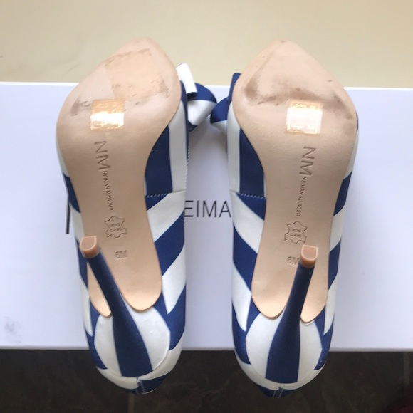 Neiman Marcus Abingdon Stripe bow - Picture 6 of 7